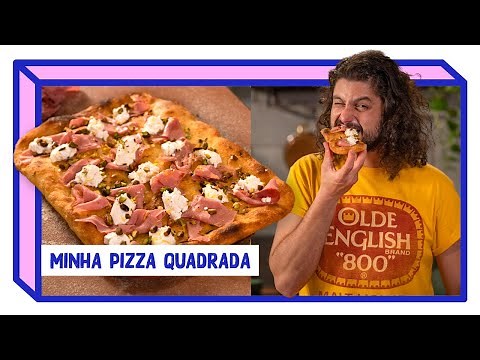 COMO FAZER PIZZA ROMANA | Receitas | Mohamad Hindi