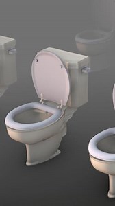 Download Toilets Moving 3D Animation Vertical for free