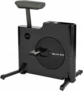 Daiwa Felicity Compact Exercise Bike – 8-Level Magnetic Resistance, Stationary Square Bike for Home & Under-Desk Workouts – Indoor Cycling Fitness Bicycle