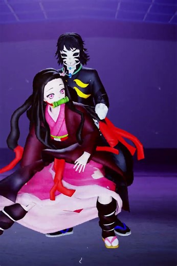 MMD x Demon Slayer - Dangerous Party #nezuko #kaigaku