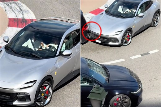 Ferrari F1 Driver Charles Leclerc Gets Into Fender Bender in Monaco