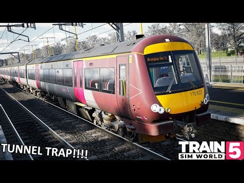 TSW5!!! | Cross City Line!! | Class 170!!! | Tunnel Trap!!