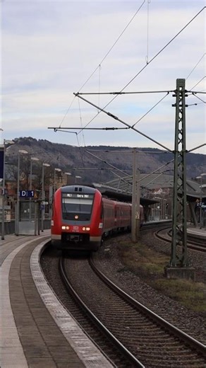 DB BR 612 auf Umleitung mit Lichtgrüßen und Makros (Danke an CarlRegio) #trainspotting #deutschebahn