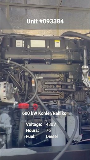 600kW Kohler Rehlko Diesel Generator | Load Bank Test | Generator Source