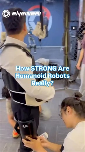 China’s new Terminator robot is taking humanoid robots to a new level. But just how strong are these robots anyway? Let’s discuss.🤖🤔🥊 #humanoidrobot #Tech #robotics #humanoid #engineai | CNET