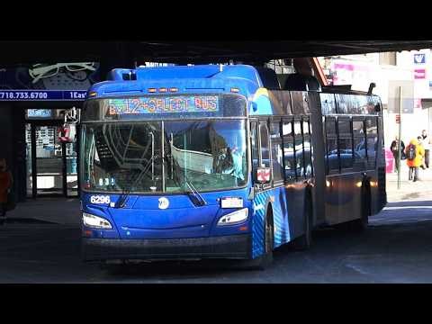 NYCT Bus: 2025 New Flyer XD60 #6296 on the Bx12 Select Bus Service at Fordham Road and Jerome Avenue