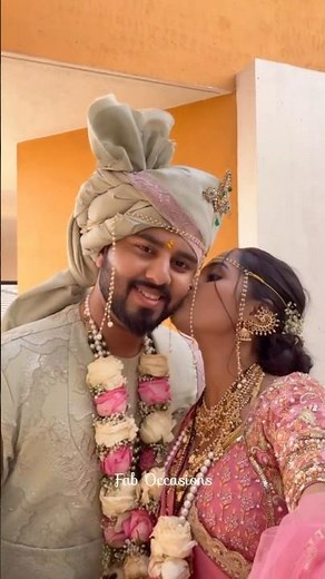 Couple Finally Married | Indian Wedding | True Love Wins | Romantic Couple | Kiss | Love Marriage
