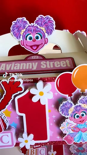Favor Boxes for Elmo & Abby's Sweet Celebration