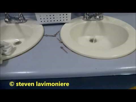 double sinks backing up,, snaked down through vent to clear