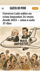 157K views · 9.2K reactions | Além de congelar R$ 31,3 bilhões no orçamento, o último pacote fiscal do governo Lula, lançado no fim de maio, trouxe também o aumento do Imposto sobre Operações Financeiras (IOF) O governo Lula já fez 24 anúncios de criação ou elevação de impostos desde o início do atual mandato. O que corresponde a um anúncio a cada 37 dias, em média. | Capitão Alberto Neto 22 | Facebook