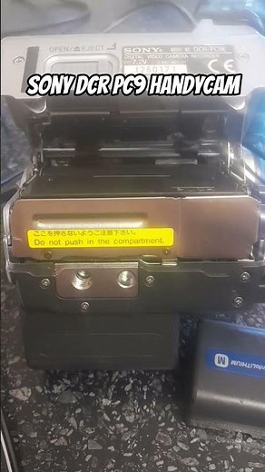 Sony digital MINI DV HANDYCAM DCR PC9E #sony #sonycamera