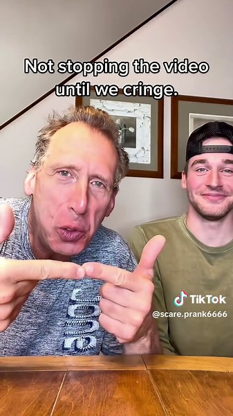 Cringe challenge 🤣🤣😳#scareprank #fun #jumpscare #family #fyp #couple #challenge