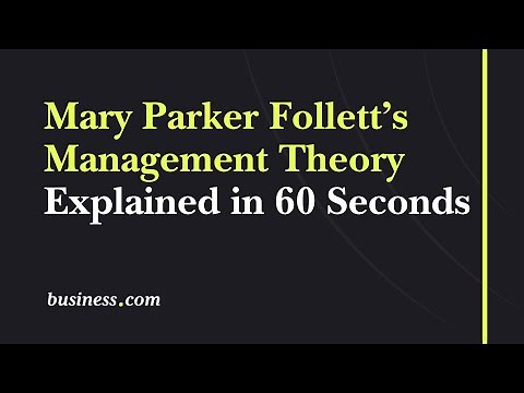 What is Mary Parker Follett's Management Theory? A 60-Second Explanation