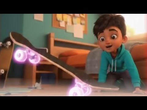 Magic Skateboard 🛹#ytshorts#magic#skateboarding#cartoon#animation#kidscartoon#cartooncartoon#cartton