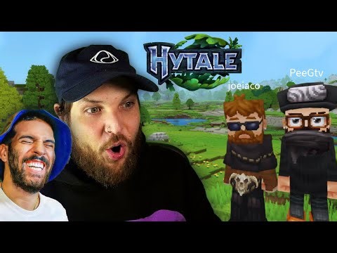 This Game Has Me HOOKED!!! | Hytale W/ ‪@PeeGTV‬