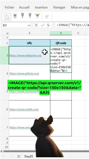 This is how to generate QR codes in excel