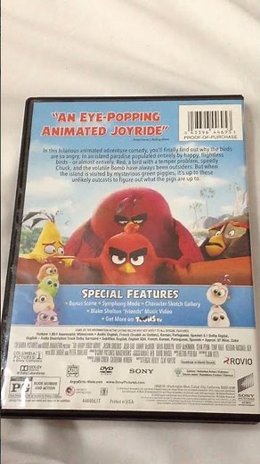 The Angry Birds Movie 2016 DVD Overview