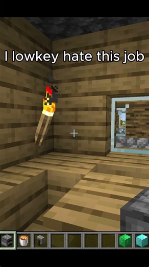 I Lowkey Hate This Job #minecraft #minecraftshorts
