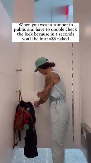 31K views · 95 reactions | Every time I wear a romper in public I double and triple check the bathroom door because once that romper comes down it’s a free-for-all  Anyone else have this same fear? Xoxo, @heathercrock #romper | Heather Crockett Oram | Facebook