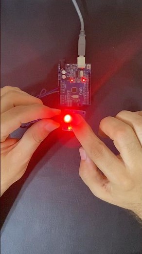 How To Control LED With Touch Sensor 🌟 | Easy Touch Sensitive LED Project 💡#shorts