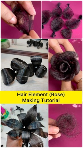How to Makeup Hair Element (Rose )❓❓🛑Advanced Hairstyle Mastercourse (7th Aug) #hair #hairstyle #hairstyling #hairgoals #hairelement #hairextensions #hairstylist #haircourse | Riya's Bridal Makeup & Academy, an ISO 9001:2015 Certified, 8240647825
