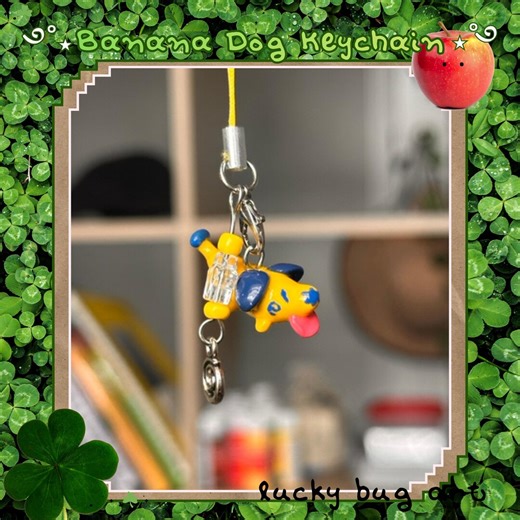 Banana Dog Charm - Phone Charm - Polymer Clay - Etsy