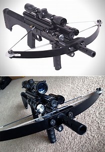 M4 Tactical Crossbow Has Red Dot Laser Sight, is Perfect for Fighting Zombies