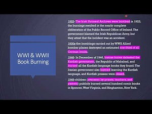 History of Book Burning