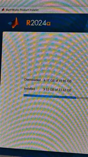 🚀 MATLAB R2024a Installation in Progress! 💻🔥 #Shorts