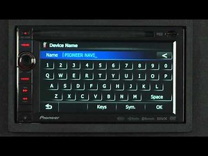 FAQ - AVIC-X930BT - Bluetooth Settings Menu
