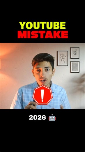 Ye MISTAKE Tumhare Channel Ko Delete Kar Skti h 🥵 #youtubemistakes #youtubegrowth #shorts