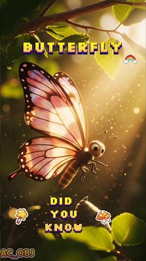 Did you know ?The Magical Transformation of a Butterfly 🦋