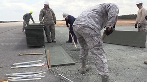 ERDC, NAVAIR and USAF have constructed an AM-2 VTOL pad