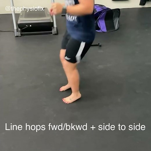Line Hops Fwd/Bkwd + Side to Side