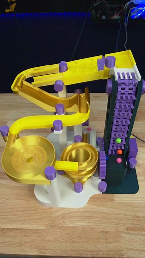 Marble Race Track 3D Printed