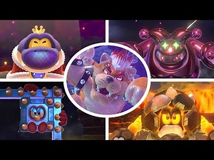 Super Mario 3D World – All Bosses (No Damage) [4K]