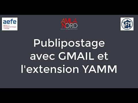 Publipostage simple et avancé avec GMAIL en utilisant le module complémentaire YAMM