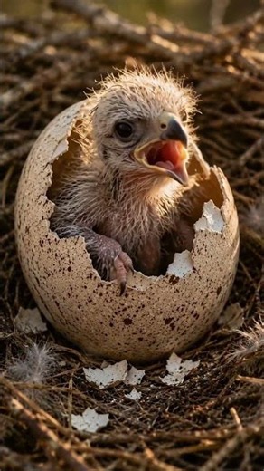 Red-tailed Hawk Hatches After 30 Days | The First Crack Changes Everything 🦅🥚