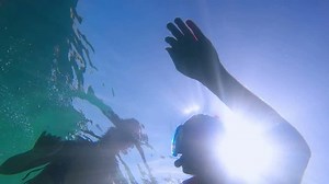 4k Underwater Shot Attractive Playful Couple Stock Footage Video (100% Royalty-free) 8009551 | Shutterstock