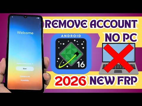 NO PC 2026 Samsung Frp Bypass Android 16 New FRP, Remove Google Account | FRP Unlock Without pc