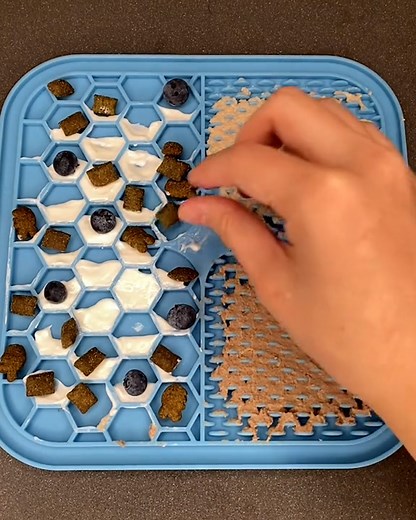 3.8M views · 7.6K reactions | Lick mats are a great way to relieve a cat's anxiety  | Furry Tails | Facebook