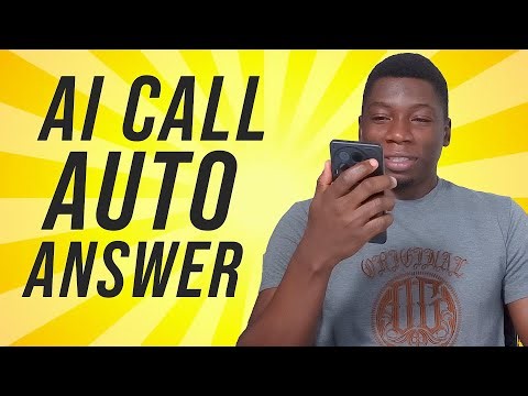 Trying Out the AI Auto Answer Feature (AI Call Assistant)