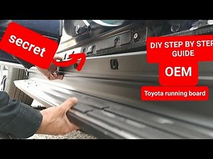 Toyota highlander (2020-2025)Running boards installation guide #highlander #mechanic #automobile