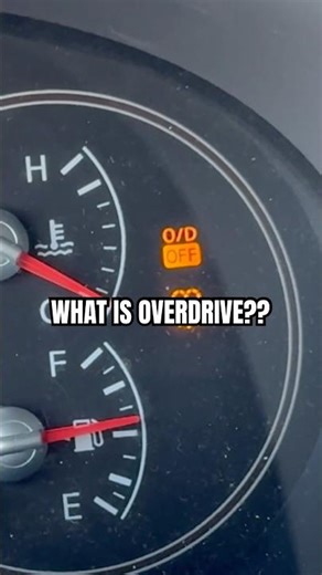 What is OVERDRIVE?? #shorts #automotive #mechanic