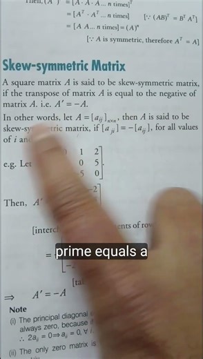 skew-symmetric Matrix