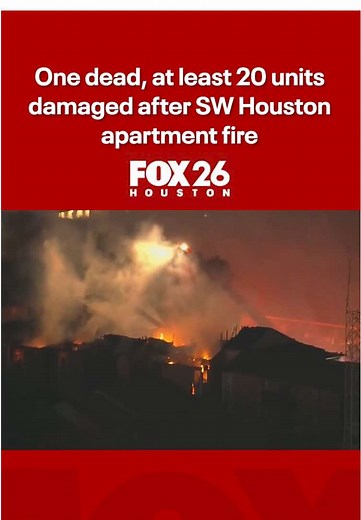 Dec. 19: A woman is dead and other residents are displaced after a two-alarm fire at a southwest Houston apartment complex, according to Houston Fire officials.
