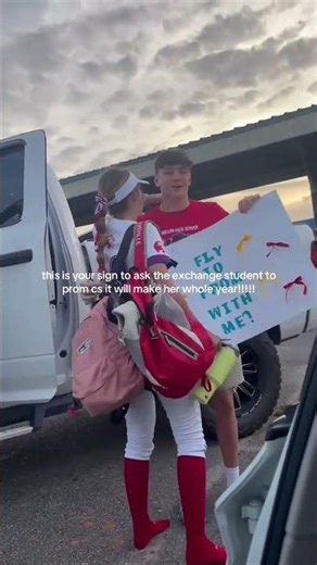 you can tell she was so happy #softball #prom