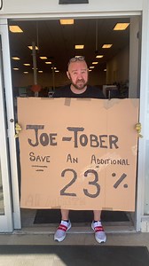 Celebrate Joetober 23% OFF Store Wide ALL month long !!! Starts NOW 🎉🎉🎉🎉🎂🎂🎂🎂 | Surplus City