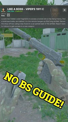 NO BS Guide: Like a Boss Viper's 1911 C Quest FAST | Gray Zone Warfare