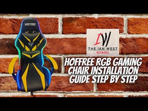HOFFREE RGB Gaming Chair with vibration & Bluetooth installation guide